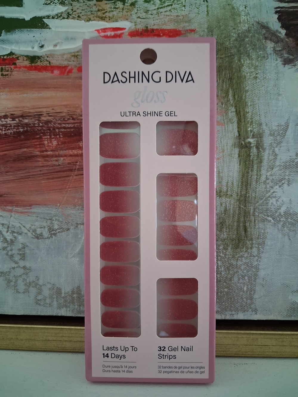 Dashing Diva Gloss Ultra Shine Gel Press-On Nails - Dusty Rose
